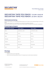 Securitan tape polyback - TF